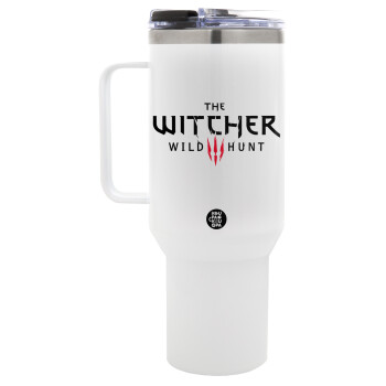 The witcher III wild hunt, Mega Stainless steel Tumbler with lid, double wall 1,2L