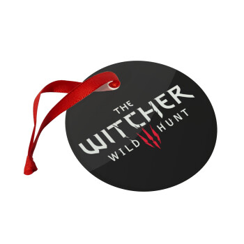 The witcher III wild hunt, Χριστουγεννιάτικο στολίδι γυάλινο 9cm