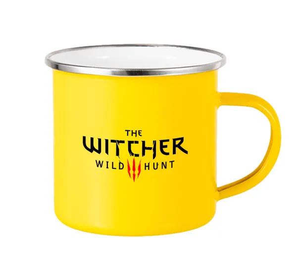 The witcher III wild hunt — Yellow Enamel Metallic Cup 360ml