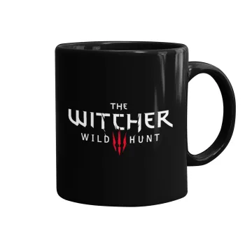 The witcher III wild hunt, Mug black, ceramic, 330ml