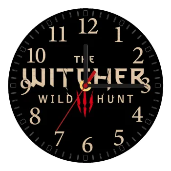 The witcher III wild hunt, Ρολόι τοίχου ξύλινο plywood (20cm)