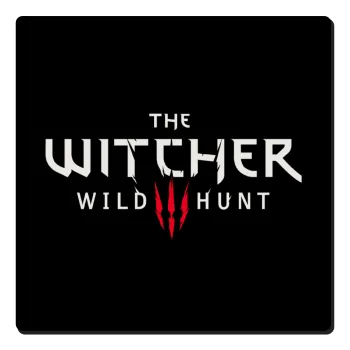 The witcher III wild hunt, Τετράγωνο μαγνητάκι ξύλινο 6x6cm