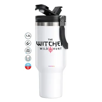 The witcher III wild hunt, Mega Tumbler με καπάκι, διπλού τοιχώματος (θερμό) 1,2L