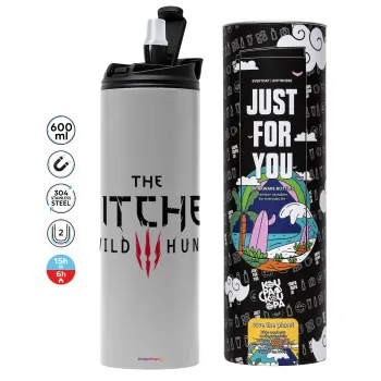 The witcher III wild hunt, Tumbler stainless steel GREY 600ml