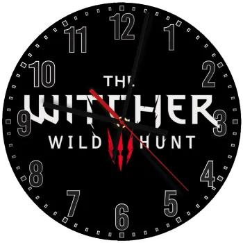 The witcher III wild hunt, Ρολόι τοίχου ξύλινο (30cm)