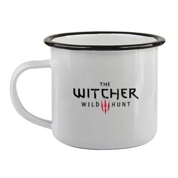 The witcher III wild hunt, Κούπα εμαγιέ με μαύρο χείλος 360ml