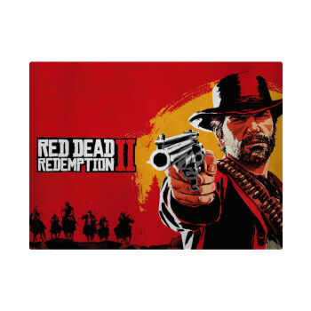 Red Dead Redemption 2, Επιφάνεια κοπής γυάλινη (38x28cm)