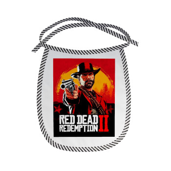 Red Dead Redemption 2, Σαλιάρα μωρού αλέκιαστη με κορδόνι Μαύρη