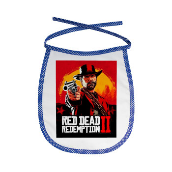 Red Dead Redemption 2, Σαλιάρα μωρού αλέκιαστη με κορδόνι Μπλε