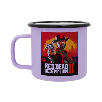 Red Dead Redemption 2, Κούπα Μεταλλική εμαγιέ ΜΑΤ Light Pastel Purple 360ml