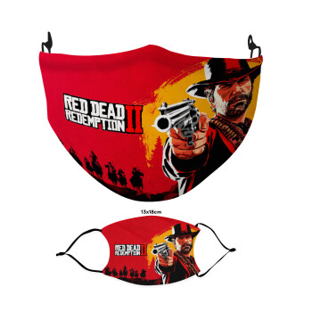 Red Dead Redemption 2, Μάσκα υφασμάτινη Ενηλίκων πολλαπλών στρώσεων με υποδοχή φίλτρου