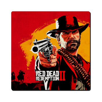 Red Dead Redemption 2, Τετράγωνο μαγνητάκι ξύλινο 6x6cm
