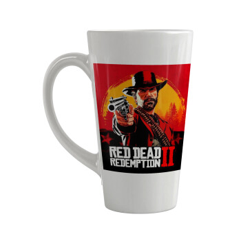 Red Dead Redemption 2, Κούπα κωνική Latte Μεγάλη, κεραμική, 450ml