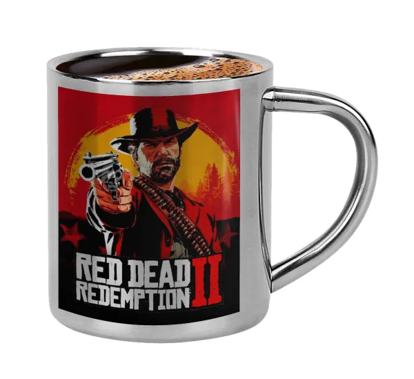 Red Dead Redemption 2 — Κουπάκι μεταλλικό διπλού τοιχώματος για espresso (220ml)