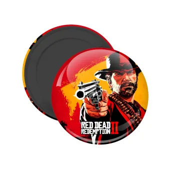Red Dead Redemption 2, Μαγνητάκι ψυγείου στρογγυλό διάστασης 5cm