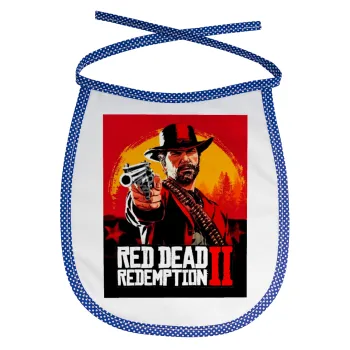 Red Dead Redemption 2, Σαλιάρα μωρού αλέκιαστη με κορδόνι Μπλε