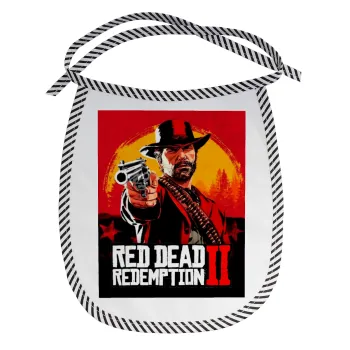 Red Dead Redemption 2, Σαλιάρα μωρού αλέκιαστη με κορδόνι Μαύρη