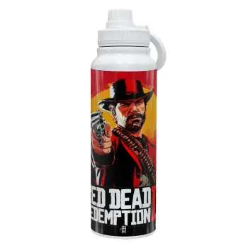 Red Dead Redemption 2, Θερμός 1L Ανοξείδωτο με Βάση Κινητού & Διπλά Τοιχώματα