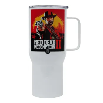 Red Dead Redemption 2, Tumbler με καπάκι, διπλού τοιχώματος (θερμό) 750L