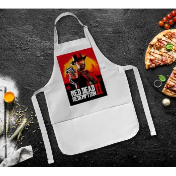 Red Dead Redemption 2, Ποδιά Σεφ Ολόσωμη Παιδική (με ρυθμιστικά και 2 τσέπες)