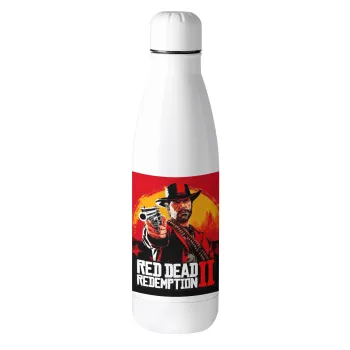 Red Dead Redemption 2, Μεταλλικό παγούρι θερμός (Stainless steel), 500ml