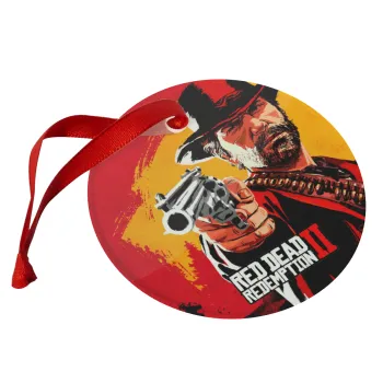 Red Dead Redemption 2, Στολίδι Χριστουγεννιάτικο στολίδι γυάλινο 9cm
