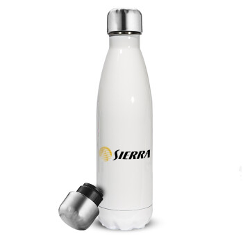 SIERRA, Metal mug thermos White (Stainless steel), double wall, 500ml