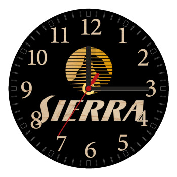 SIERRA, Ρολόι τοίχου ξύλινο plywood (20cm)