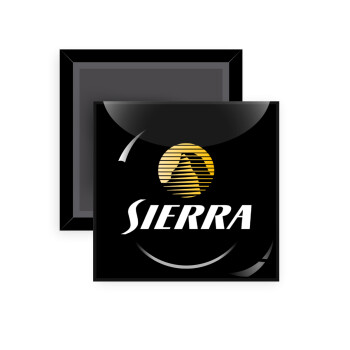 SIERRA, Μαγνητάκι ψυγείου τετράγωνο διάστασης 5x5cm