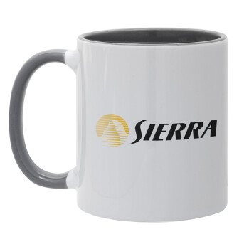 SIERRA, Mug colored grey, ceramic, 330ml