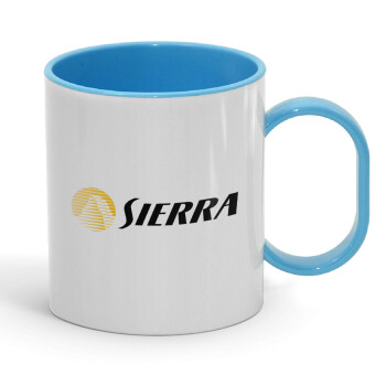 SIERRA, Κούπα (πλαστική) (BPA-FREE) Polymer Μπλε για παιδιά, 330ml