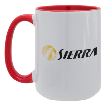 SIERRA, Κούπα Mega 15oz, κεραμική Κόκκινη, 450ml