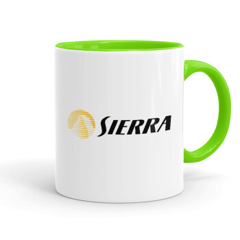 SIERRA, Mug colored light green, ceramic, 330ml