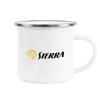 SIERRA, Κούπα Μεταλλική εμαγιέ λευκη 360ml