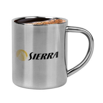 SIERRA, Κουπάκι μεταλλικό διπλού τοιχώματος για espresso (220ml)