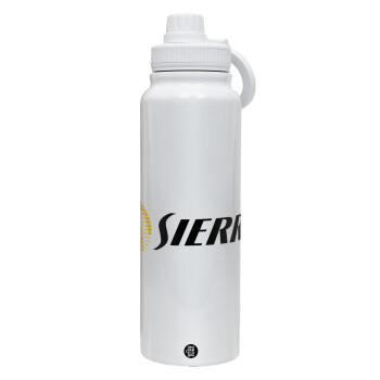 SIERRA, 1L Stainless Steel Thermal Bottle with Phone Holder & Double Wall Insulation