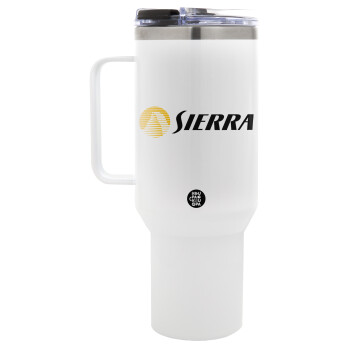 SIERRA, Mega Stainless steel Tumbler with lid, double wall 1,2L