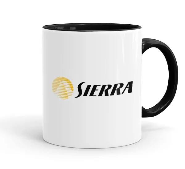 SIERRA — Mug colored black, ceramic, 330ml