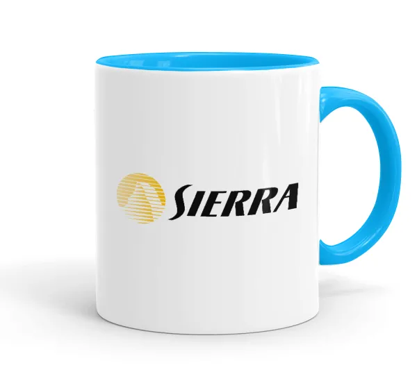 SIERRA — Mug colored light blue, ceramic, 330ml