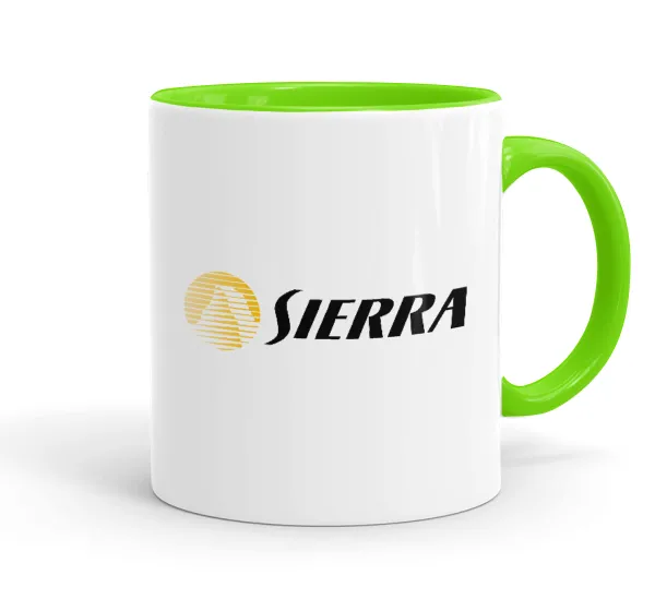 SIERRA — Mug colored light green, ceramic, 330ml
