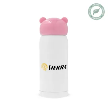 SIERRA, Ροζ ανοξείδωτο παγούρι θερμό (Stainless steel), 320ml