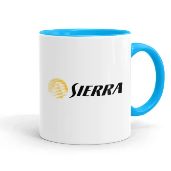 SIERRA, Mug colored light blue, ceramic, 330ml