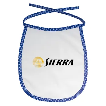 SIERRA, Σαλιάρα μωρού αλέκιαστη με κορδόνι Μπλε