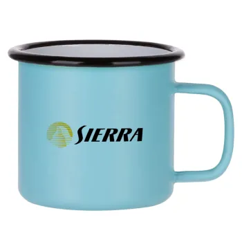 SIERRA, Κούπα Μεταλλική εμαγιέ ΜΑΤ σιέλ 360ml