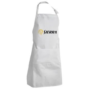 SIERRA, Adult Chef Apron (with sliders and 2 pockets)