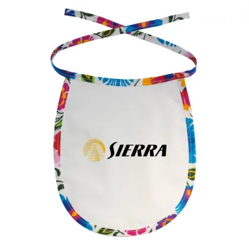 SIERRA, Σαλιάρα μωρού αλέκιαστη με κορδόνι Χρωματιστή