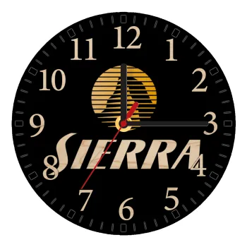 SIERRA, Ρολόι τοίχου ξύλινο plywood (20cm)
