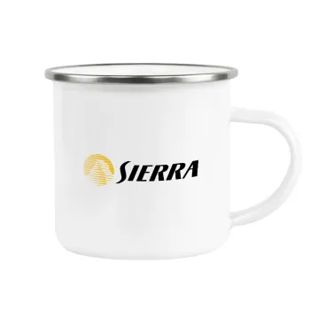 SIERRA, Κούπα Μεταλλική εμαγιέ λευκη 360ml