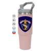 Pink color, 890ml (30oz) stainless Steel Tumbler with Handle