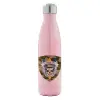Metal mug thermos Pink Iridiscent (Stainless steel), double wall, 500ml